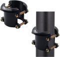2 Pack Squirrel Baffle Accessory for Bird Feeder Pole and Bird Houses, Pole Mounted Buckle Stopper for Guarding Birdhouse (Baffle Not Included)
