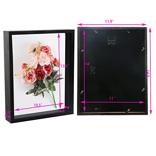Shadow Box Frame 11x14 Black Wall Display Case L243