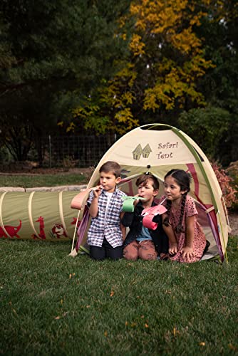 Kids Hide-Me Dome Tent and Crawl Tunnel Combo for Indoor/Outdoor Play I136