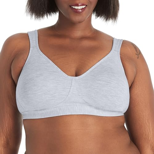 Playtex Women's 18 Hour Ultimate Lift Wireless Stretch Cotton Full-Coverage T-Shirt Bra