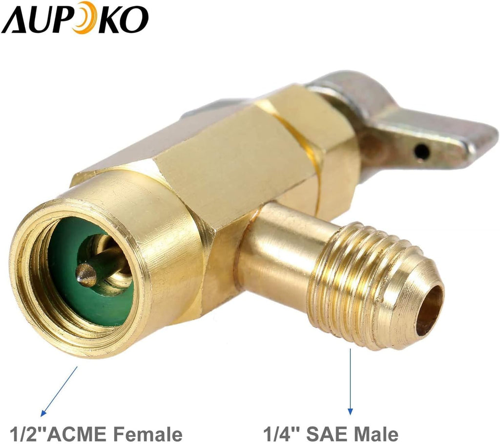 R1234YF Quick Couplers Kit with R12 R22 to R134A Adapters and Valve Core Remover A28245