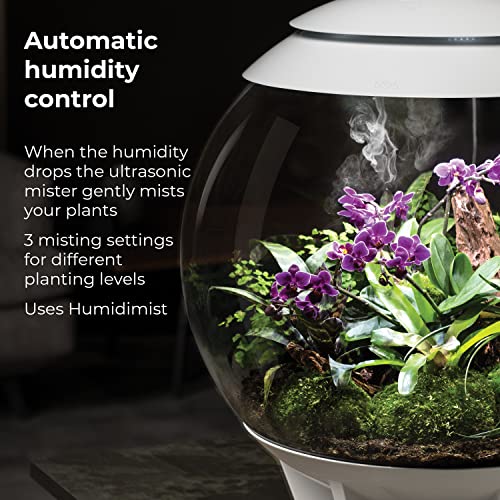 Terrarium 16 gallon with LED lighting, white T69461