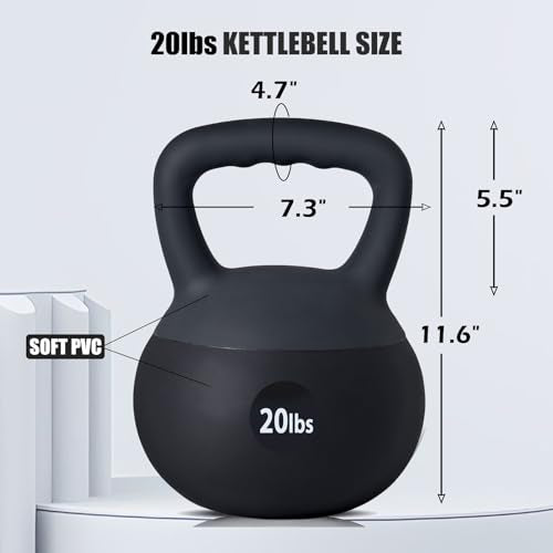 Soft Kettlebells, Iron Sand Filled Weights for Strength Training K5762