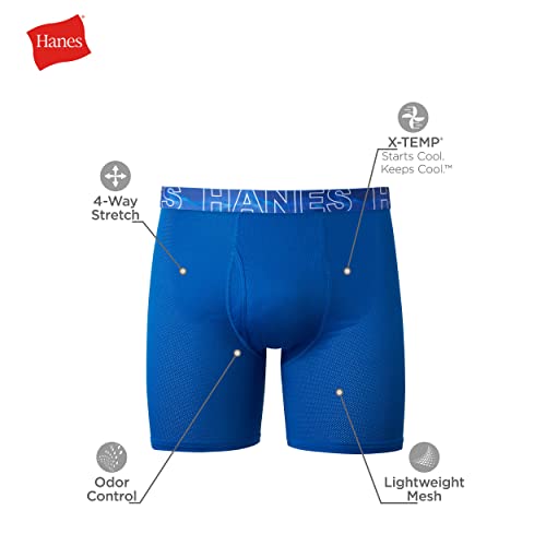 Men's 4-Way Stretch Mesh 3-Pack Boxer Brief U103