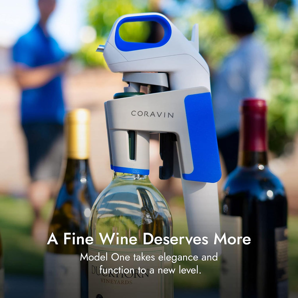 Wine Bottle Opener and Preservation System with 2 Argon Capsules E8962