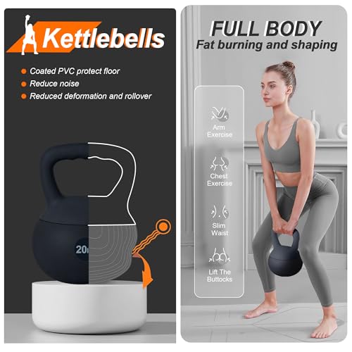 Soft Kettlebells, Iron Sand Filled Weights for Strength Training K5762