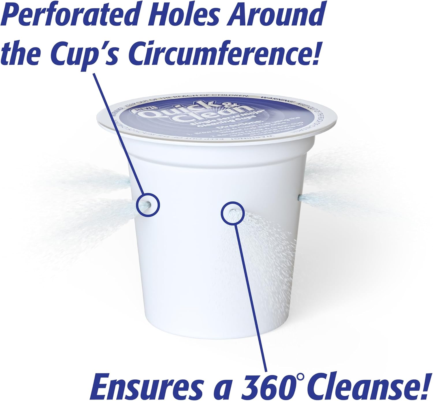 12-Pack Cleaning Pods for Single-Serve Coffee Machines, Removes Stains, Eco-Friendly V46412
