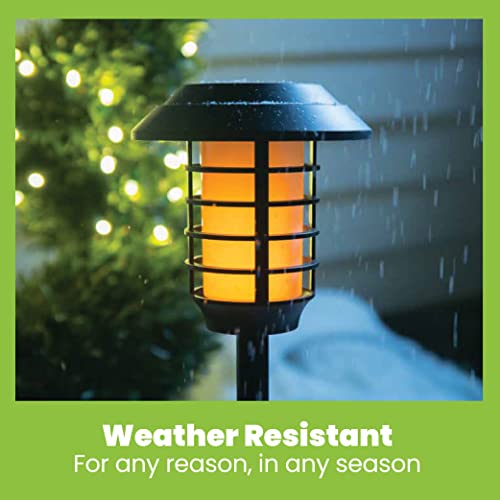 Solar Pathway Lights Color Changing LED Outdoor, IP67 Waterproof, 4 Pack C666950