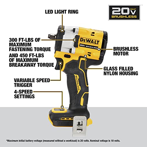 3/8 in. Cordless Impact Wrench with Hog Ring Anvil N41352