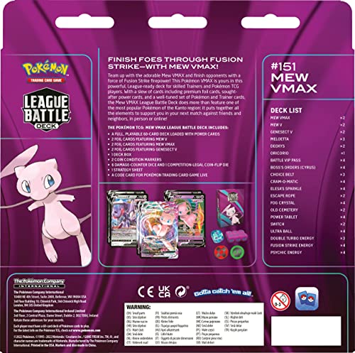 Mew VMAX League Battle Deck G4395
