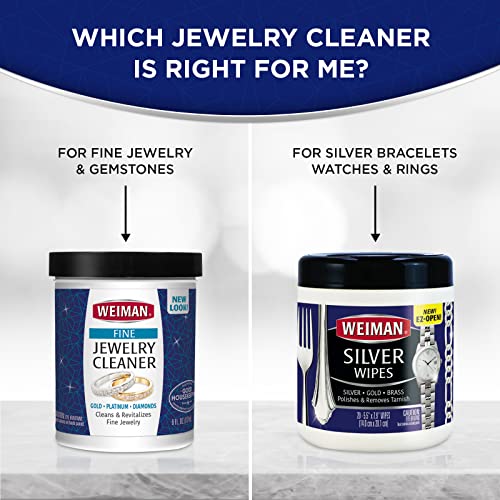 Fine Jewelry Cleaner Liquid with Cleaning Brush, 6 Oz Z228