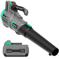 Litheli 20V Cordless, 350 CFM 85 MPH Battery , Variable Speeds Leaf Blower for Cleaning Leaves, Dust, Snow, Lawn, Yard, 4.0Ah Battery & Fast Charger Included