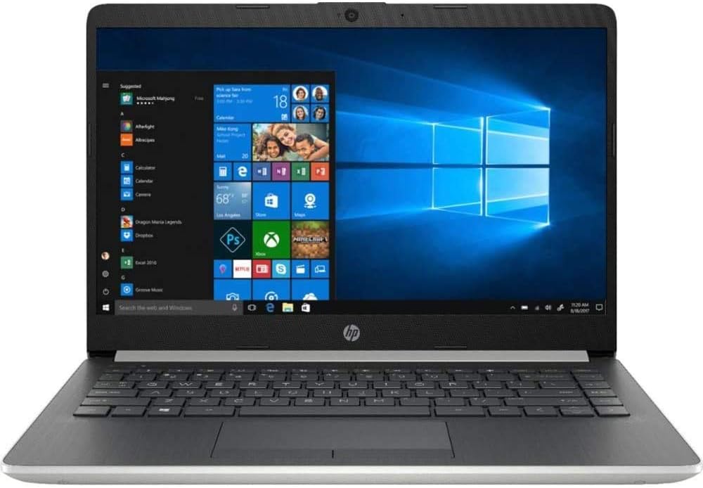 2020 HP 14-inch HD Touchscreen Premium Laptop PC, AMD Ryzen 3 3200U Processor, 8GB DDR4 Memory, 256GB SSD, Bluetooth, Windows 10, Silver