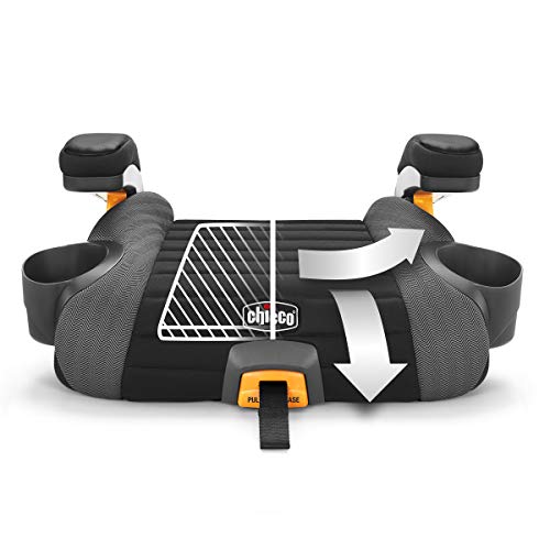 Backless Booster Car Seat with LATCH Attachment, Portable Travel Booster for Children 40-110 lbs L36589