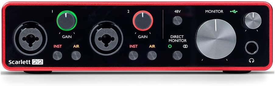 USB Audio Interface with Pop Filter and XLR Cable Z119592