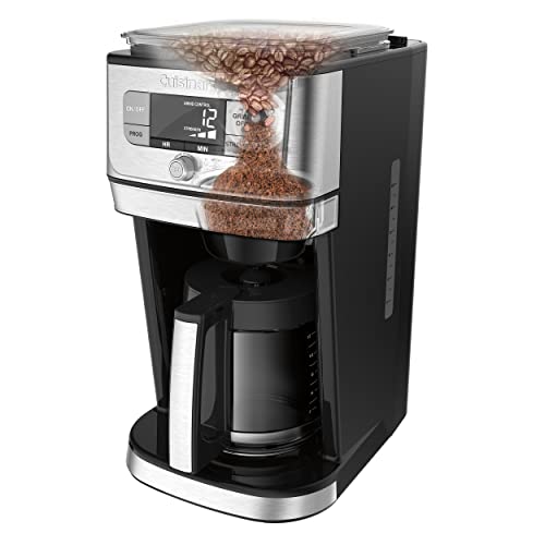 Fully Automatic Burr Grind & Brew, 12-Cup Glass Coffee Maker O389006
