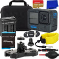 Ultimaxx Essential GoPro Hero 12 Bundle - Includes: 64GB Micro Extreme Memory Card, Portable Mini Metal Camera Dolly, Replacement Battery (1720 mAh), Dual Battery Pack Charger & More (17pc Bundle)