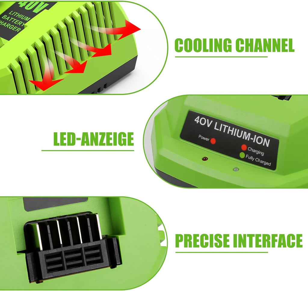 40V Lithium-Ion Battery Charger for G-MAX 40V Battery I7595
