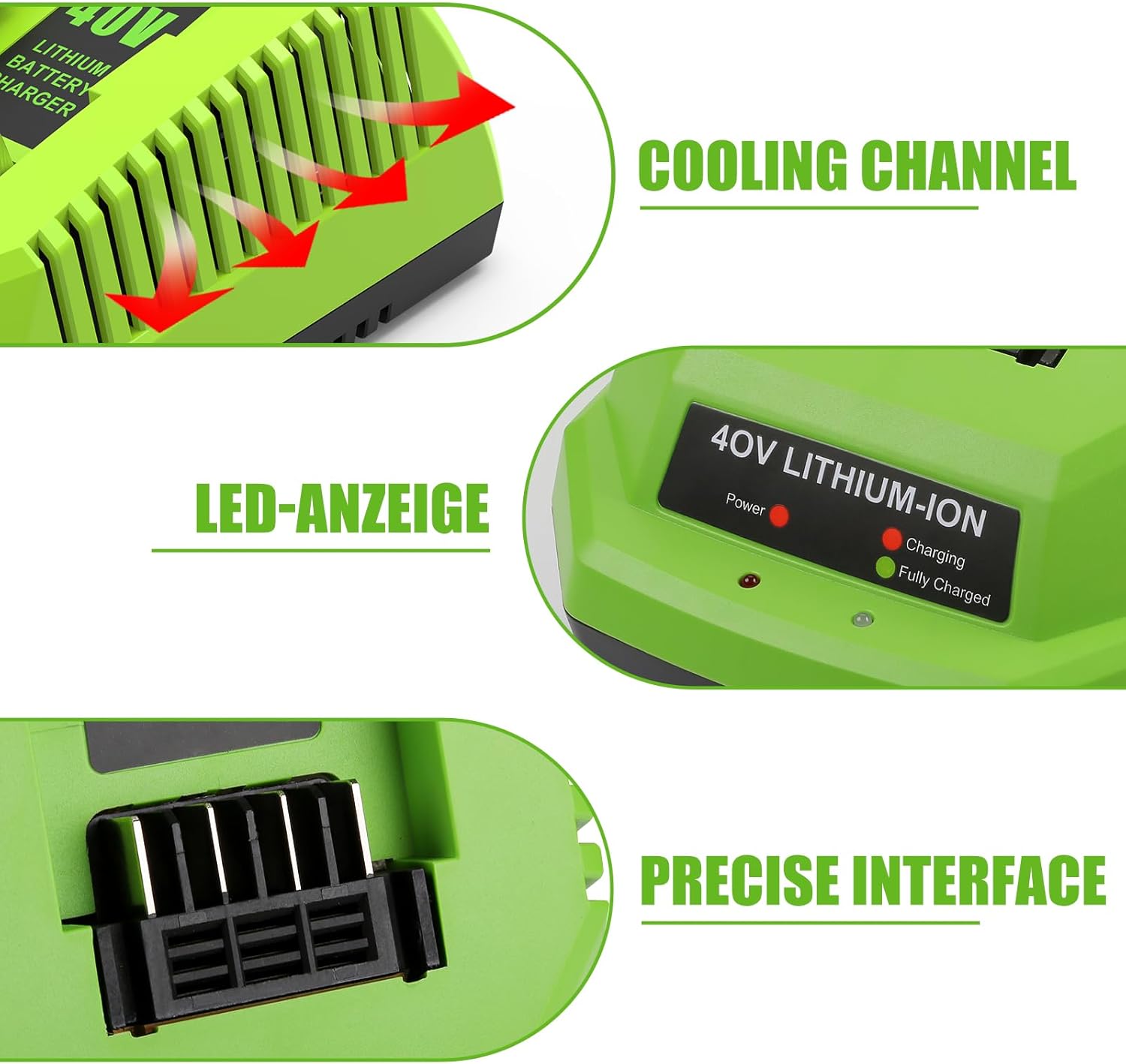 40V Lithium-Ion Battery Charger for G-MAX 40V Battery I7595