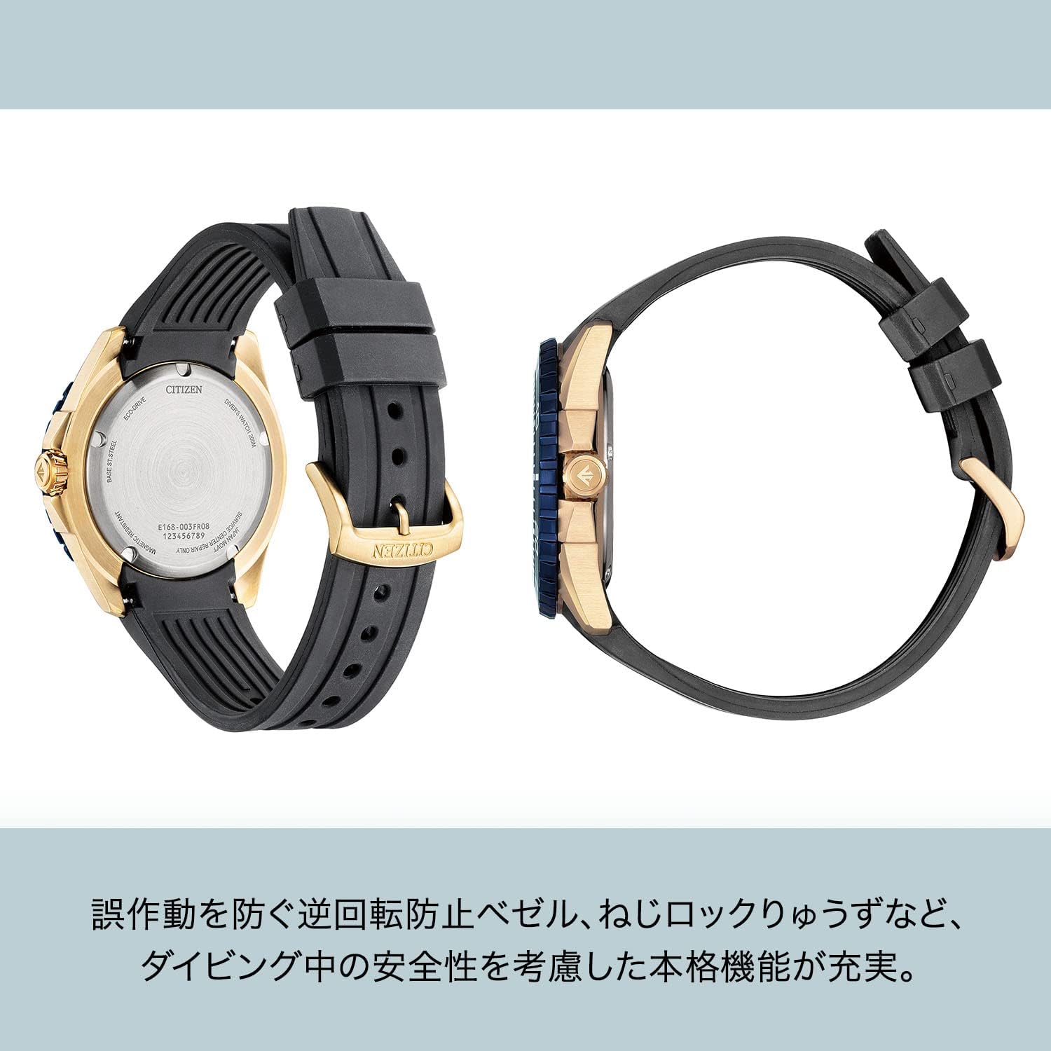 Diver Watch 200m, Black / Blue I769528