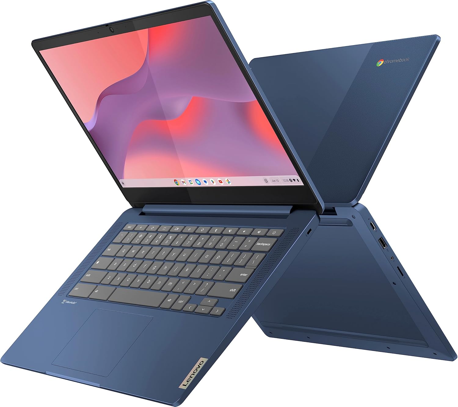 14" FHD Touchscreen Chromebook Laptop, 8-Core Processor, 4GB RAM, 64GB eMMC, WiFi 6, Abyss Blue K5077