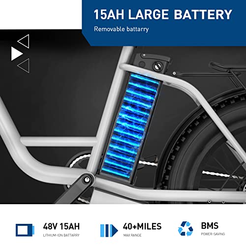 Electric Bike for Adults, 25mph, 720WH Removable Battery, 20" S238