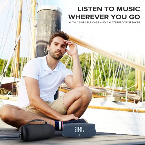 Portable Bluetooth Speaker with Hardshell Travel Case, IP67 Waterproof E45263
