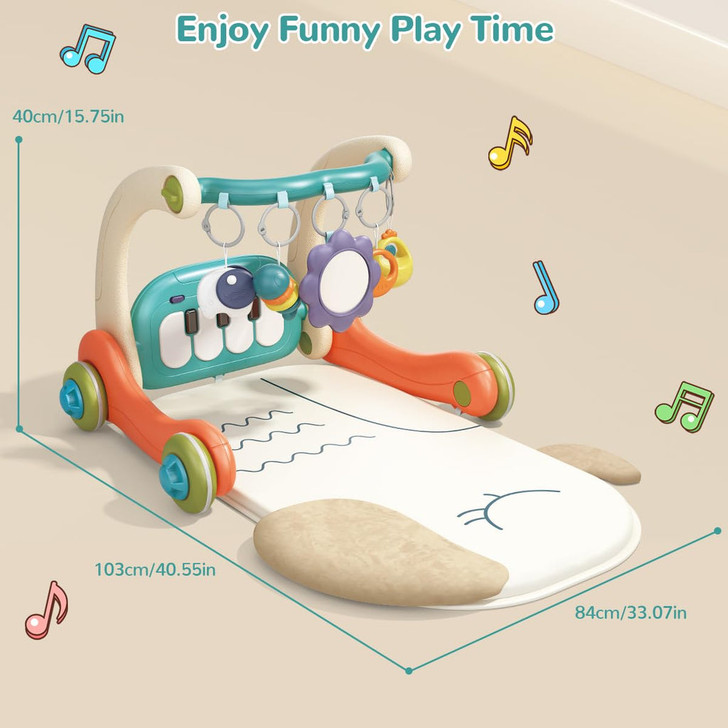 Baby Play Mat Gym with Music Light and Sensory Toys G9211