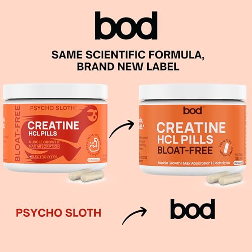 Creatine HCL Capsules for Muscle Support and Endurance D253