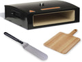 BakerStone Pizza Oven Box Kit for Grill Top, Outdoor Pizza Oven 5-sided Stone Baking Chamber with Wood Pizza Peel, Turning Peel For Backyard Patio Camping Barbecues, Basic Series