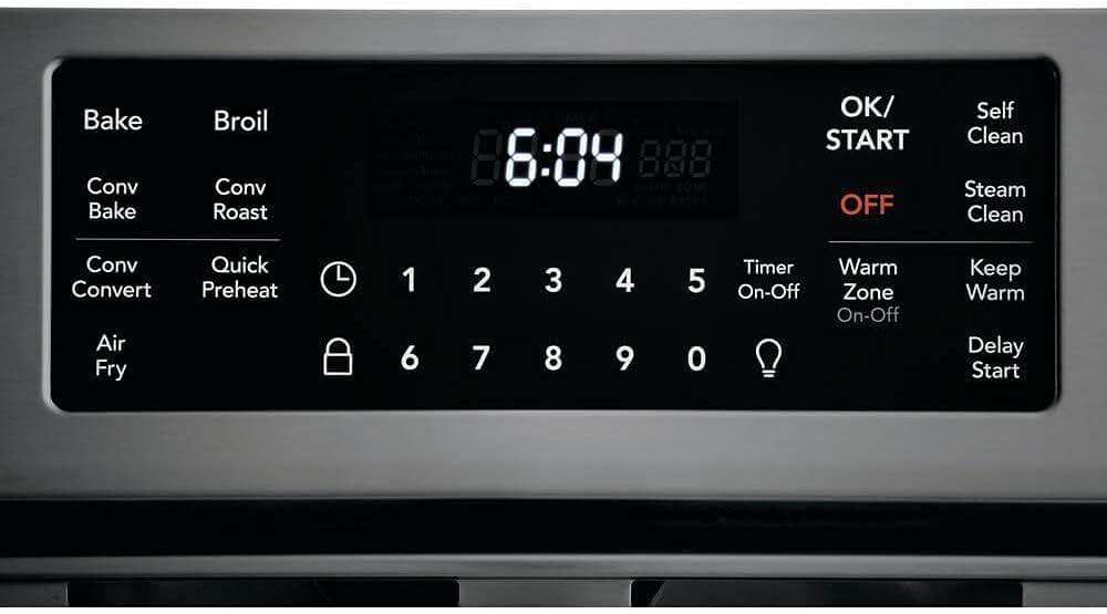 30" Electric Range with 5 Elements, Black Stainless Steel C928