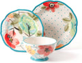 The Pioneer Woman 12-Piece Handcrafted Dinner Set"Vintage Bloom" Service for 4
