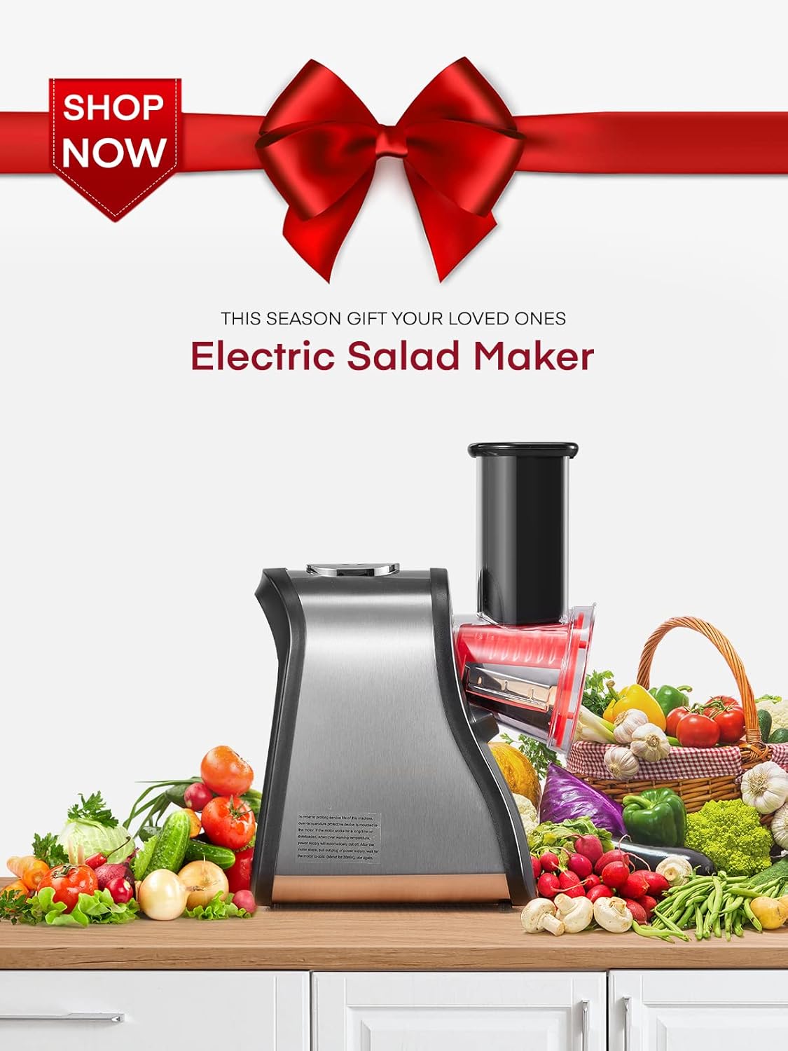 Electric Cheese Grater Salad Maker for Home Kitchen Use R59377