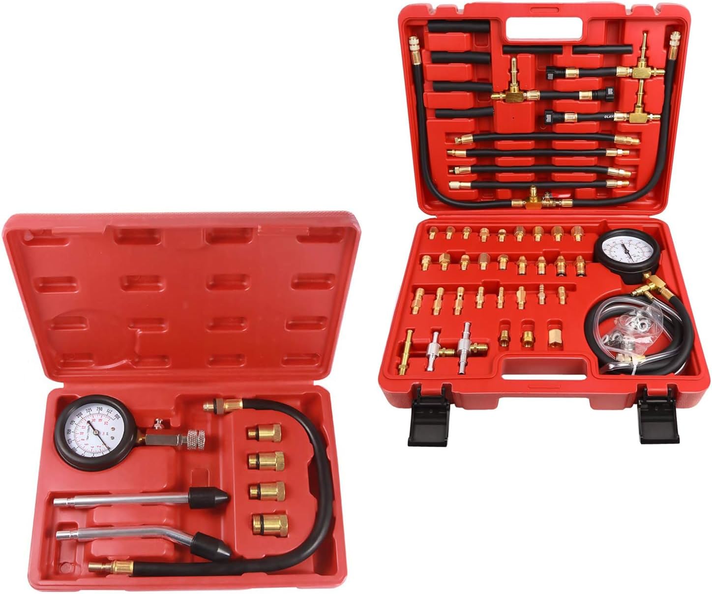 BETOOLL Pro Fuel Pressure Tester Kit(1set) and Compression Tester Kit(1set)