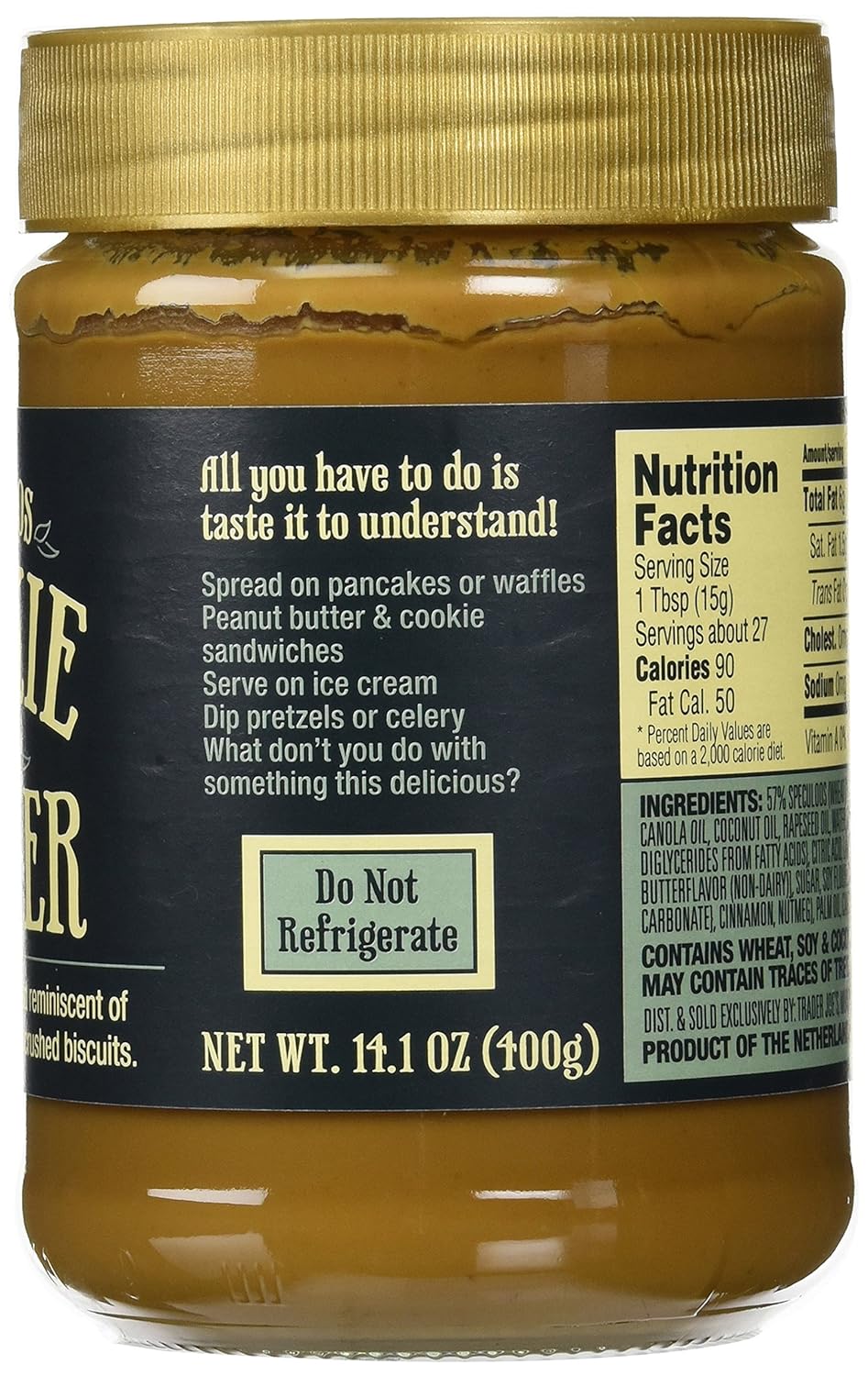 Speculoos Cookie Butter, 14.1 oz (Pack of 2) R105294
