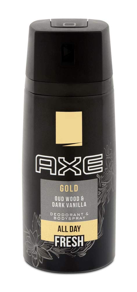 Body Spray Gold Oud Wood & Fresh Vanilla, 5.07 oz (Pack of 3) E403