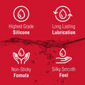Swiss Navy Premium Silicone Based 12 Ounce Personal Lubricant & Anal Lubricant Gel Latex-Safe Long Lasting Personal Lubrication Lube for Men Woman Couples, Works Underwater Paraben & Glycerin Free