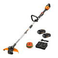 Worx String Trimmer Cordless, Edger 40V Power Share Weed Trimmer 13" (2 Batteries & Charger Included) WG184
