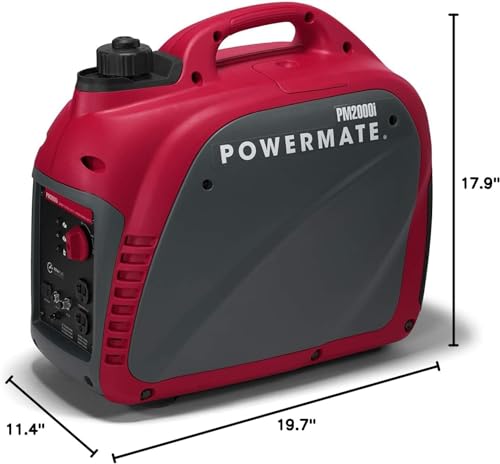 2,000-Watt Gas-Powered Portable Inverter Generator for Home, Camping, RV and Outdoor Use N6245