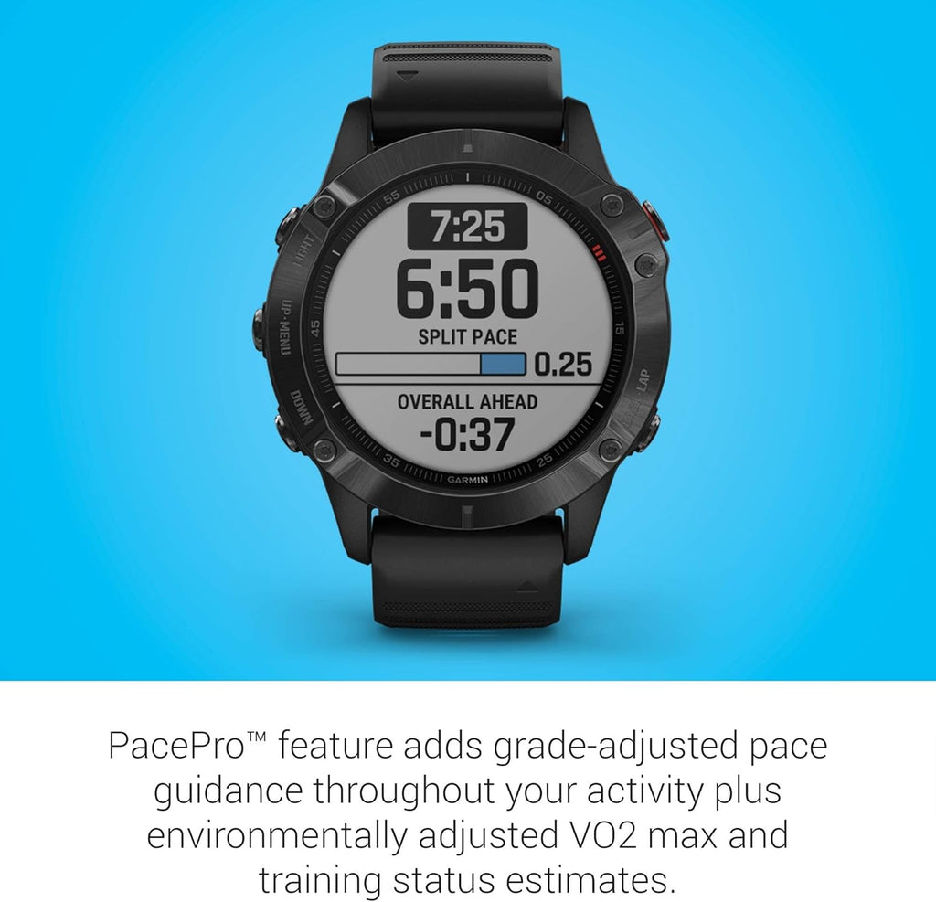 Multisport GPS Watch with Mapping and Music, Black (Renewed) K871848