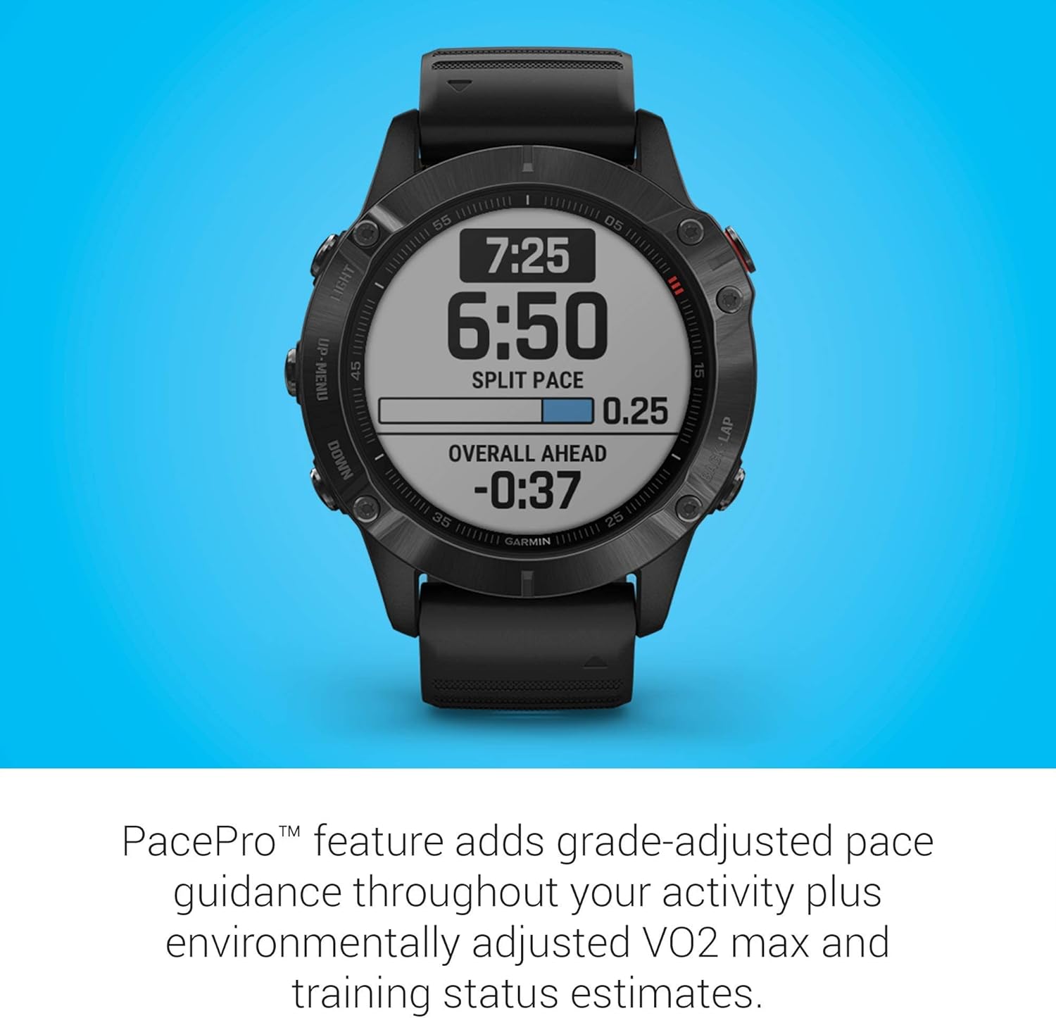Multisport GPS Watch with Mapping and Music, Black (Renewed) K871848
