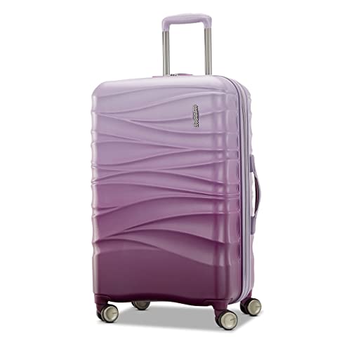American Tourister Cascade Hardside Expandable Luggage Wheels, Graphite, 28-Inch Spinner