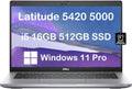 Dell Latitude 5420 Business Laptop (14" FHD Display, Intel Core i5-1135G7, 16GB RAM, 512GB SSD) Backlit, Webcam, Ethernet Port, Wi-Fi, Thunderbolt 4, Long Battery Life, Latitude 3000, Win 11 Pro, Gray