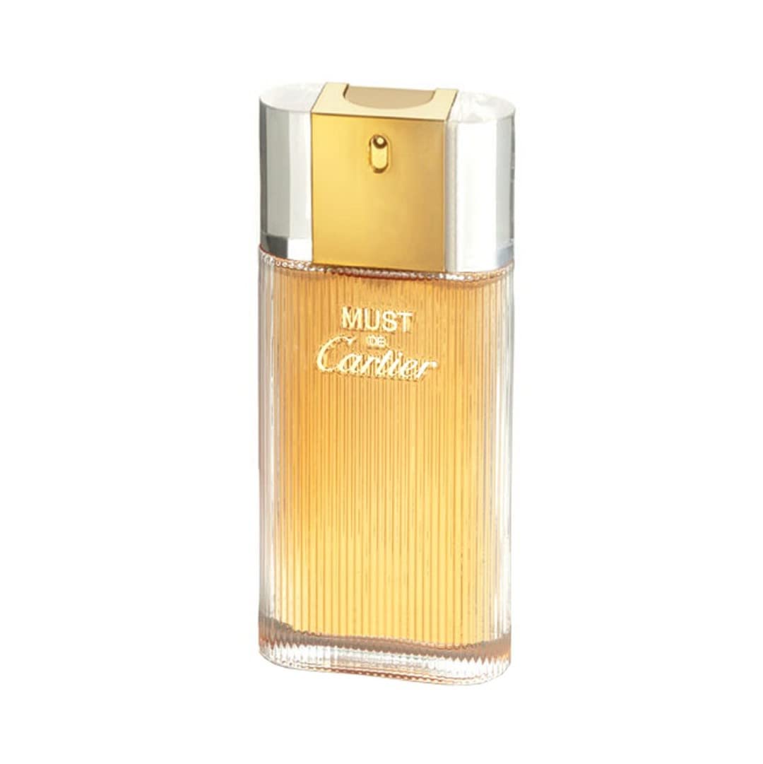 Cartier Must De Cartier Eau De Toilette Spray 3.3 Oz/ 100 Ml for Women By Cartier, 3.3 Fl Oz