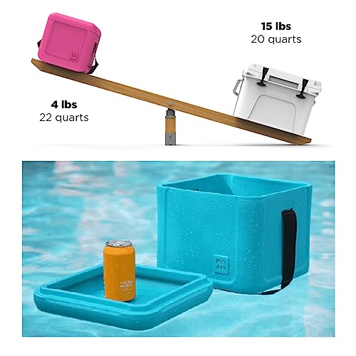 Portable Cooler 30 Can Soft Side Hard Shell Ice Chest E6245