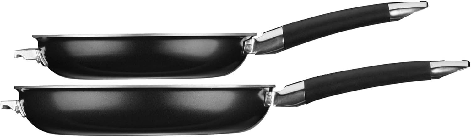 Nonstick Aluminum Cookware Set, 12 Piece, Black T1761