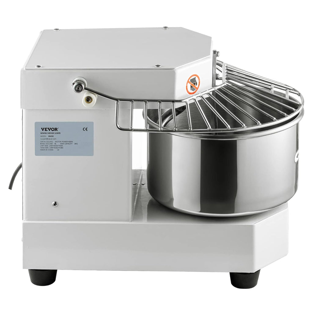 Commercial Food Mixer, 7.3Qt, 450W, Dough Kneading Machine with Stainless Steel Bowl U299760