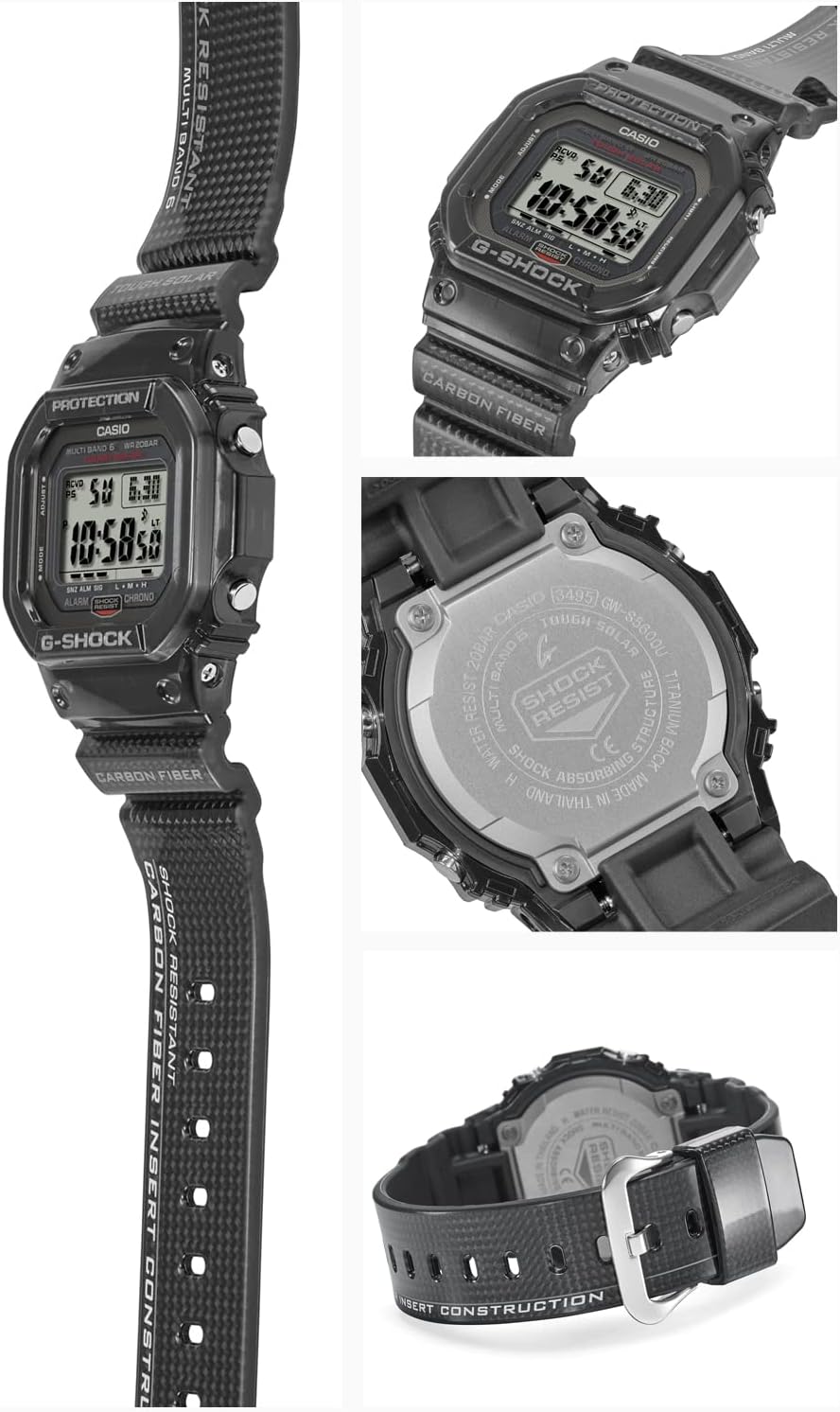 Solar Radio Wave Watch 20 ATM Water Resistant J802