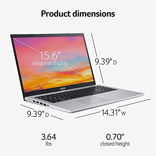 15.6" FHD Slim Laptop, 11th Gen Intel Core i3, 20GB RAM, 512GB SSD K4944