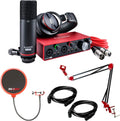 Focusrite Scarlett 2i2 Studio USB Audio Interface (3rd Gen) w/Deco Gear Recording Bundle